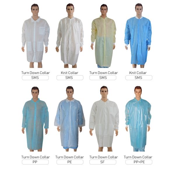OEM PP SMS Middle School Science Lab Coat For Visitor