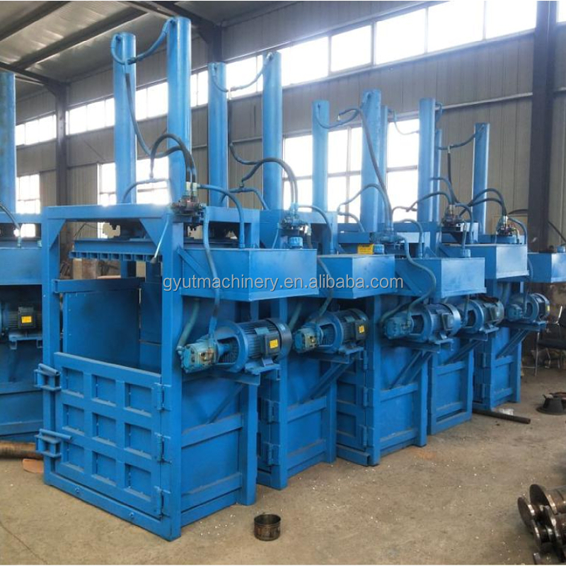 Stand-up Pouch Packaging Type Carton Compress Baling Machine for Waste Paper Used Cloth