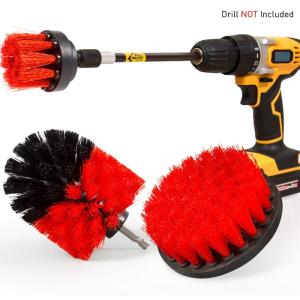 Drill Brush Attachments Set Power Scrubber Brush with Extend Long Attachment