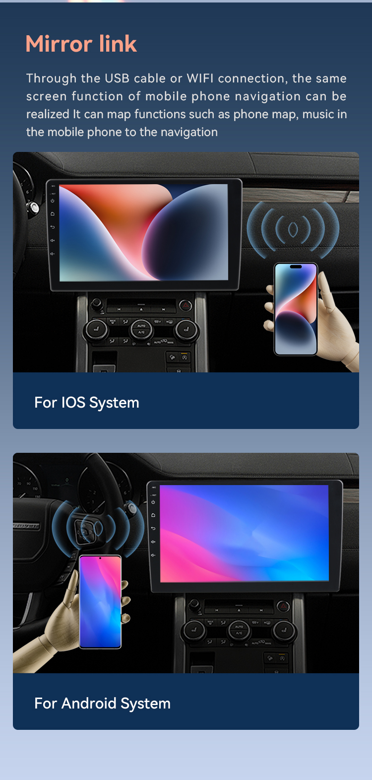 Android 9" 1+16G 4 Core for Toyota Corolla 2007-2013 Car Audio MP5 Player with BT WIFI Mirror Link