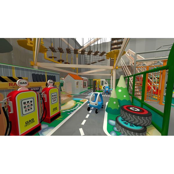 Pirate Ship Indoor Playground with Soft Padded Structure