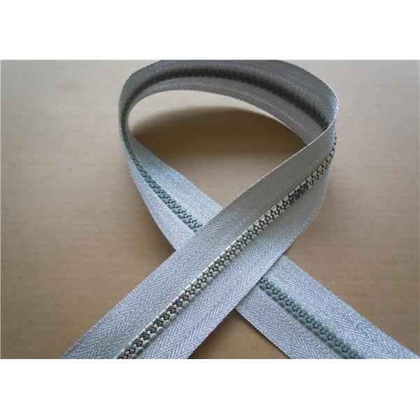 Garment White Large Plastic Sewing Invisible Zipper With Lining