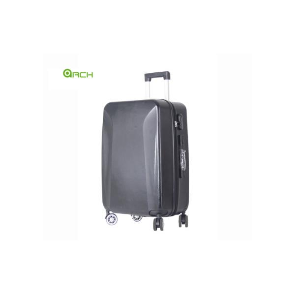 Spacious Smooth Hard Shell Suitcase , Spinner Trolley Luggage