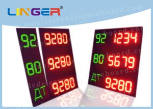 Several Lines LED Gas Price Sign With One Remote Controller CE / ROHS Approved