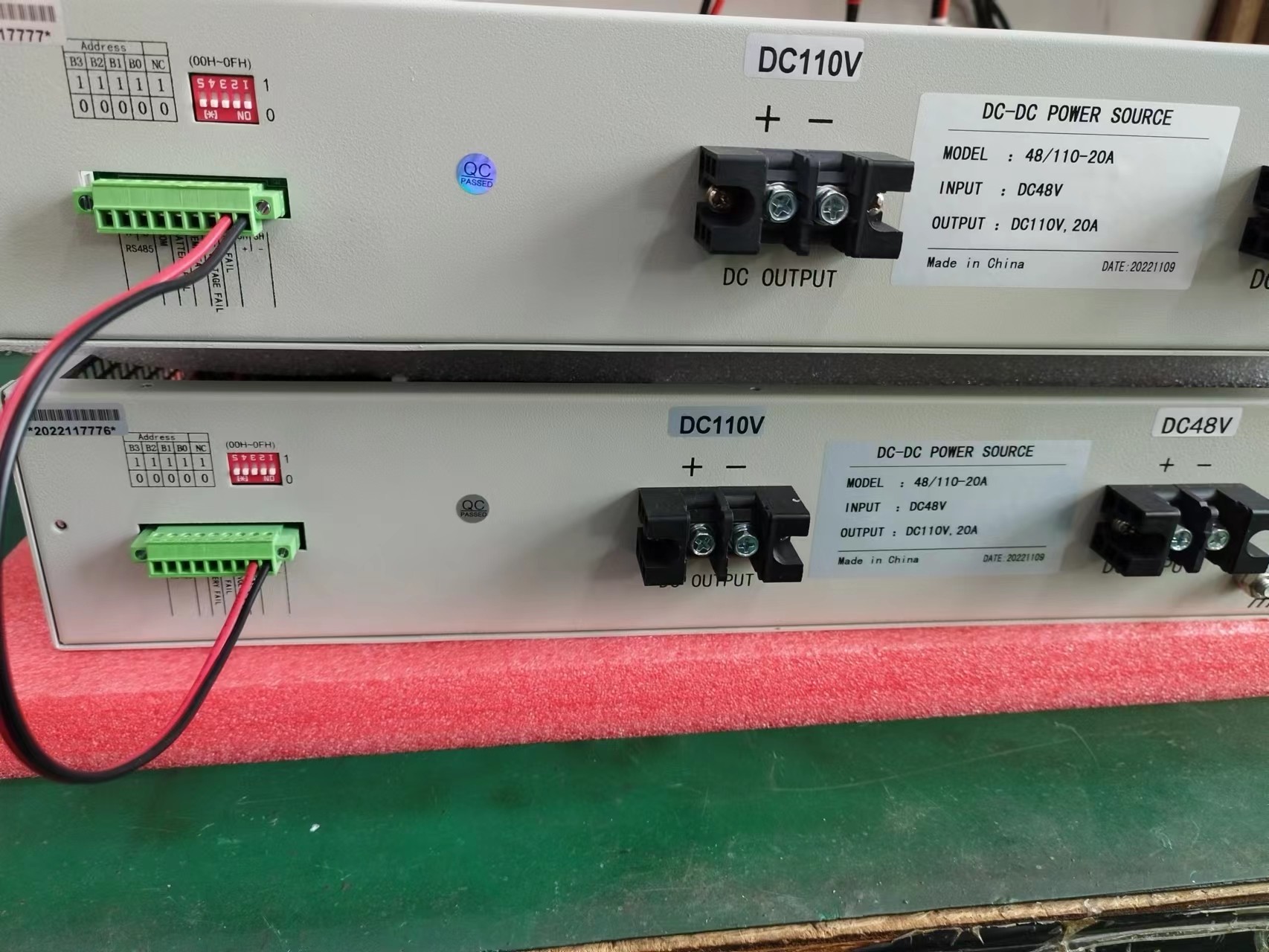 RCT2000D Series Isolated DC DC Converters 19" Rackmount Input 220vdc Output 24vdc 1200W D50-11-14