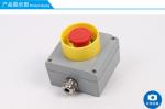 Waterproof Push Button Switch Box , Emergency Stop Button Box Indicator Light