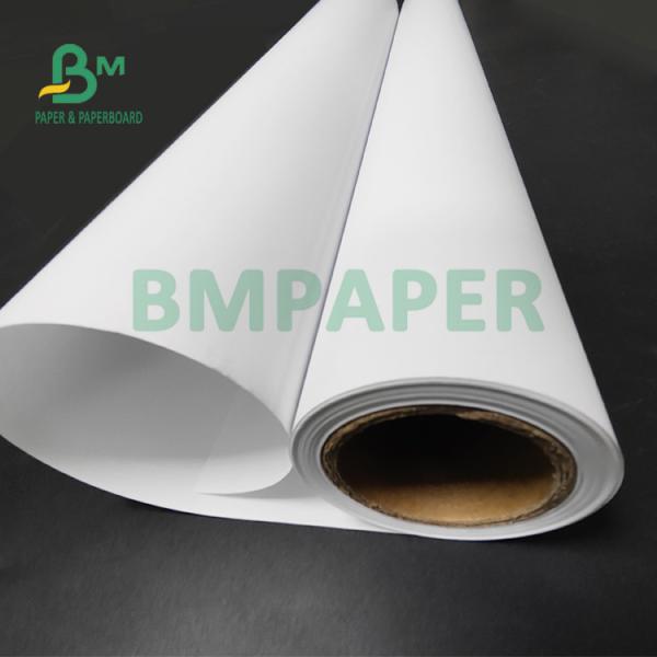 Quality 108GSM 180GSM Coated Plotter Bond Paper Roll For Graphics Printing 36'' X 50m for sale