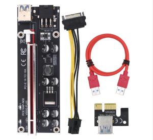 China PCI Express 009S Plus Pcie Riser Cards 1x 16x USB3.0 Extension on sale