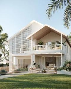 Sustainable Light Gauge Steel Villa Prefabricated Modern Steel Structure Homes