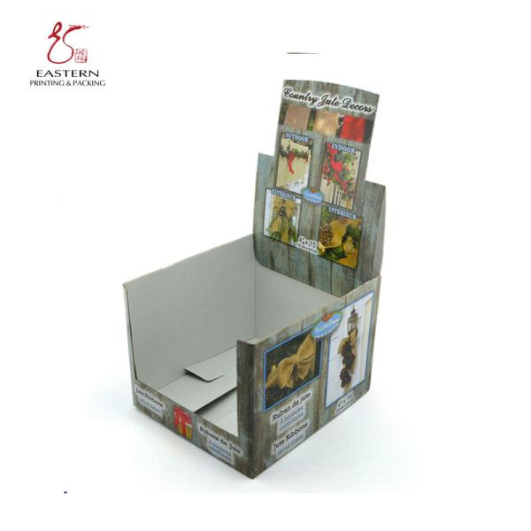 Quality Pantone Color Packaging Display Boxes , Countertop Display Cases Handmade for sale