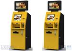 A4 Laser Printer Dual Screen Health Kiosk Machine , Automated Kiosk Touch Screen