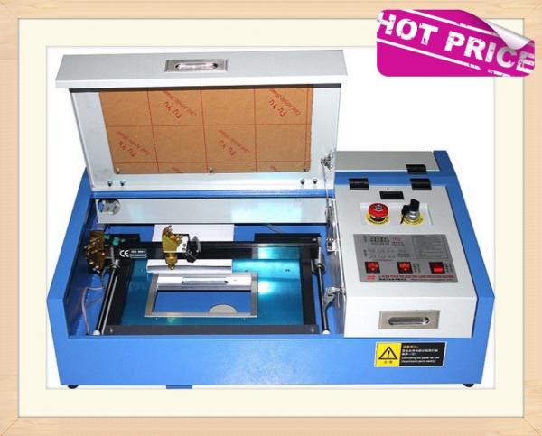 Quality 40W CO2 Laser Engraving Cutting Machine , Mini Desktop Laser Engraver OEM Service for sale