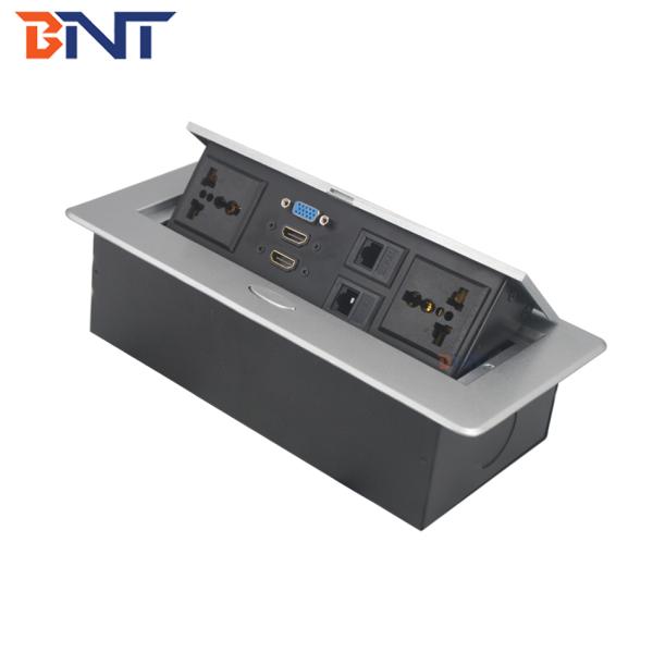hidden table design with universal power plug desk pop up power socket BD630-6