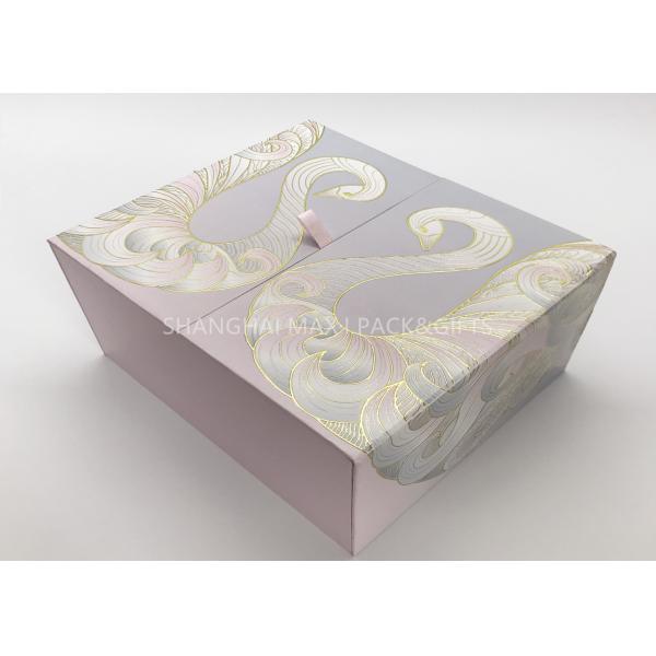 Curated Pretty Branded Gift Boxes , Deluxe Personalized Gift Boxes For Weddings 2 Sides Opening