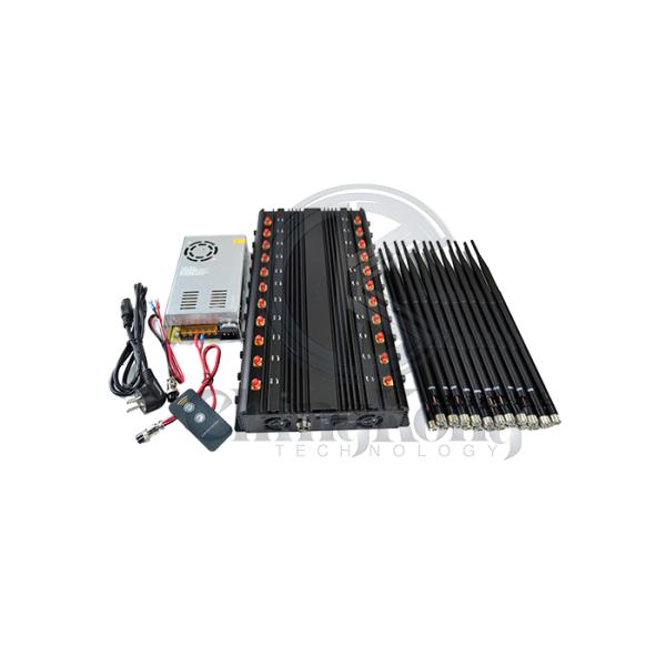 22 Bands Signal Jamming Device 42 Watts WiFi GPS LOJACK 2G 3G 4G 5G