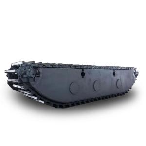 Buy cheap Customized Floating Amphibious Excavator Pontoon Q355B Q690 Q345BUndercarriage Parts Water Track used for Cat 320D PC200 product