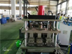 Buy cheap 3 Rows Guide Rail Solar Roll Forming Machine for solar stands continues punching product