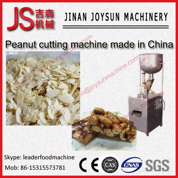 Quality Adjustable Peanut / Almond Slicer Machine Peanut Cutting Machine 300kg / h for sale