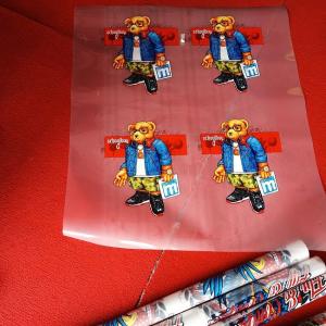 China 30cm x 40cm Heat Transfer Vinyl Sheets Laminate Adhesive Tape Bonding Tape Fabric on sale