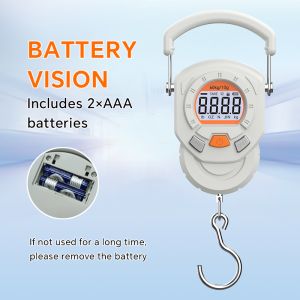 60kg Portable Handheld Electronic Hanging Scale Rechargeable Digital Baggage