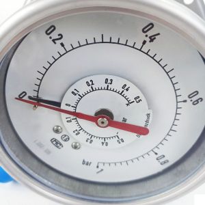 Buy cheap Stainless Steel Differential Pressure Gauge Double Pointer Manometer product