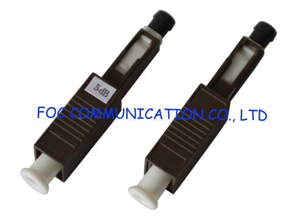 Quality MU Multimode Fiber Optic Attenuator , Optical Fiber Attenuator 5dB For CATV for sale