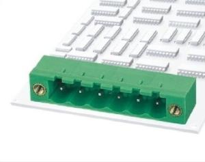 Buy cheap pitch:5.08mm / 0.2 in Plug-in Terminal Block socket end closed with flange nut dip 90 Pins :2P-24P product