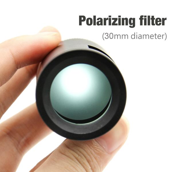 Portable Black Polariscope Gemology Equipment With White LED Cold Sources FPP-30