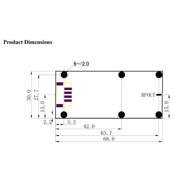 1000-1100MHz Portable Signal Jammer Components With In Band Flatness Advantage