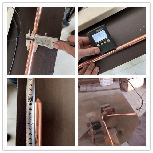 Construction Ground Rod 254 250 Micron Systems with Solid Copper Clad Steel Conductor