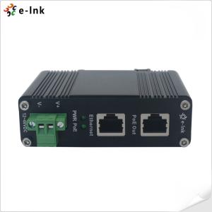 12~48VDC Power Input Industrial Gigabit PoE+ Injector