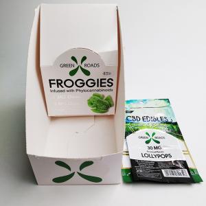 China Custom Design Print Paper Display Box for kratom bags display folding paper box for card display on sale