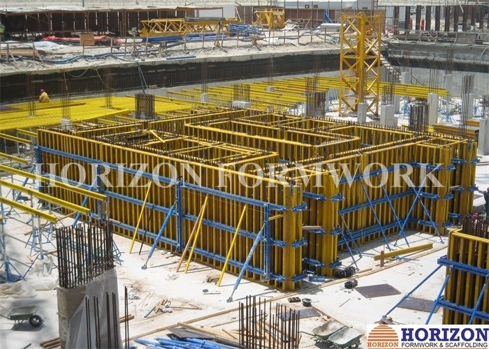 Universal Assembled H20 Beam Wall Formwork Systems For Shear Wall And Column