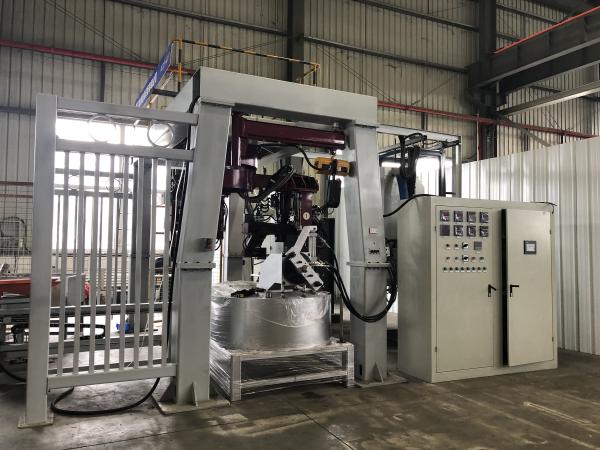 Fully Automatic Brass Die Casting Machine With Rotary Portal Two Manipulators /