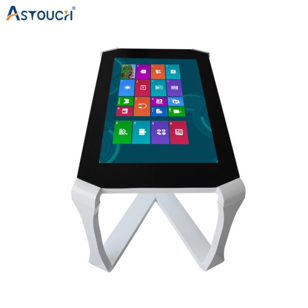 Sturdy Touch Screen Kiosk 60HZ Waterproof Touch Table Kiosk 43 Inch X Type