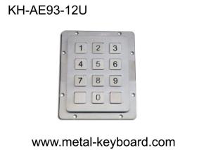 Rear Panel Mount Access Control Keypad USB Connector 12 Flat Buttons CE Approval