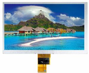 Buy cheap 280 Nit 40 Pins TFT LCD Color Monitor LVDS Display 7 Inch 1024x600 product