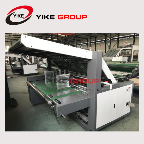 Semi Automatic Flute Laminating Machine , 1300H Corrugated Laminating Machine