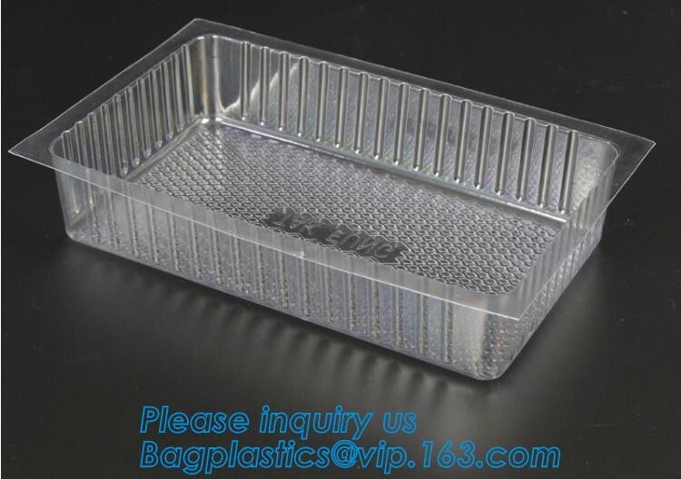 Blister large clear plastic fruit container with lid for fruit packaging,blister fruit box /container/ fruit Tray/ Clear