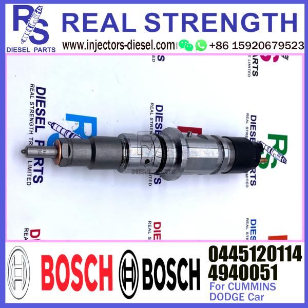 BOSCH Diesel Injector 0445120114 Diesel Engine Parts 0445120113 0445120114 4940051 For CUMMINS Diesel Engine