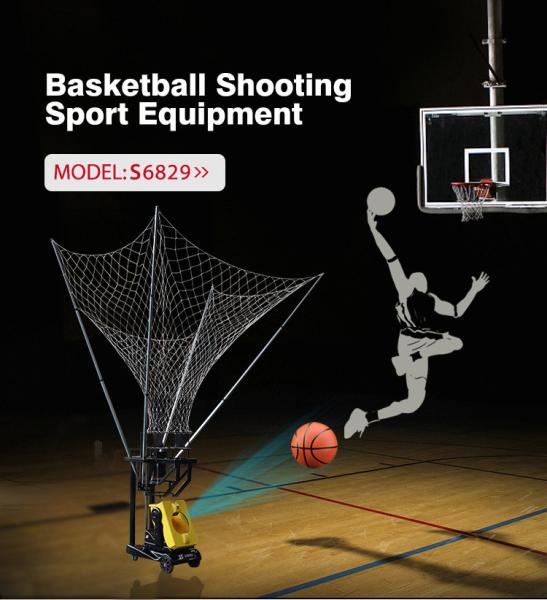 Quality 96W Basketball Shooting Machine , Adjustable Speed Automatic Rebounder for sale