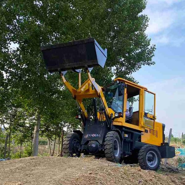 Quality 1.5 Ton Wheel Loader Machine Isuzu Axle For Engineering Construction for sale
