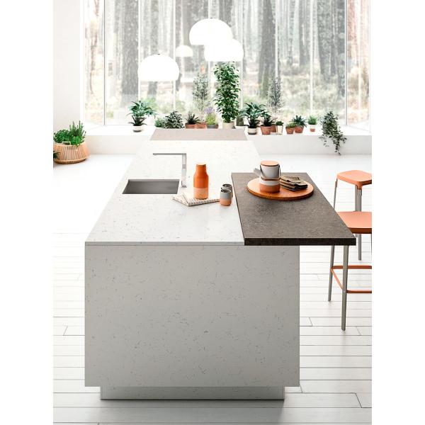 Hardness 6.5Mohs Artificial Quartz Slab Countertops Carrara 3000*1400*15mm