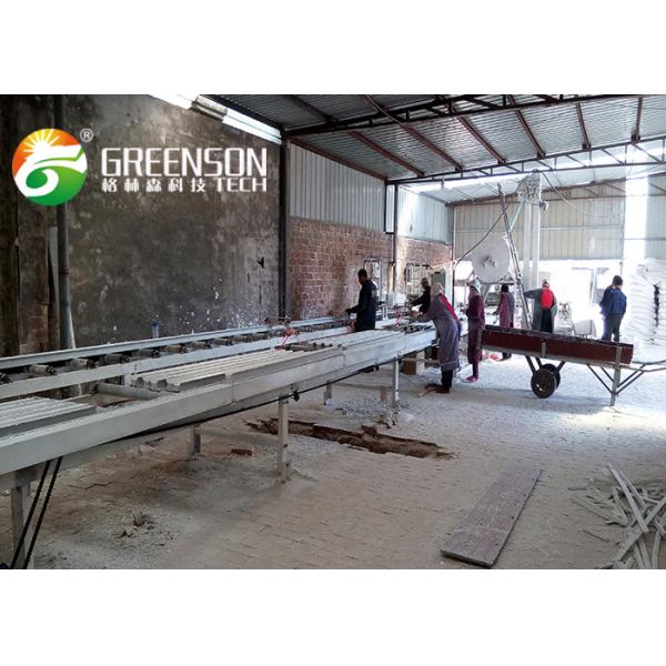 CE / ISO Certification Gypsum Cornice Production Line For Building Material