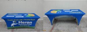 Printed Advertising Flag Banners Stretch Fitted Table Cloths & Event Table Cloths