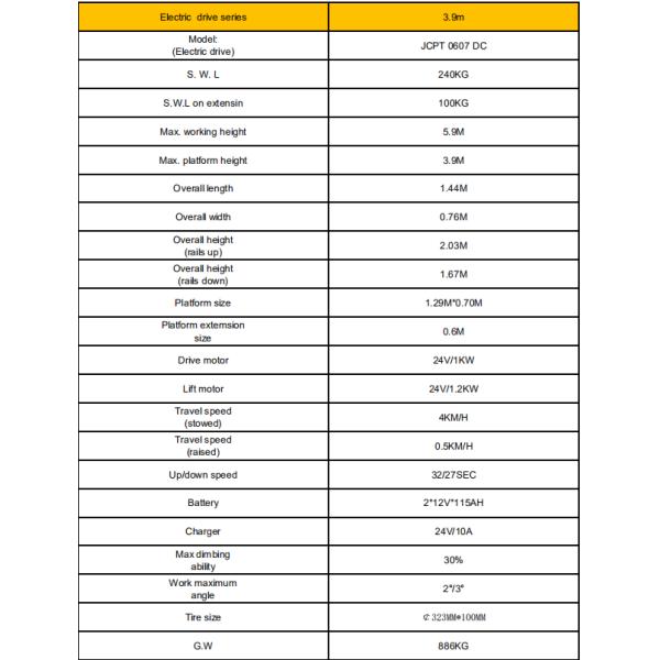 Self Propelled Elevated Work Platform Mini Scissor Lift High Strength Steel Material