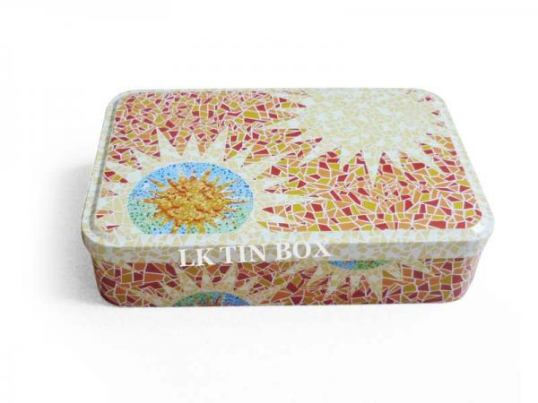 Quality New Design Rectangular Chocolate Candy Tin Box For Christmas And Wedding for sale