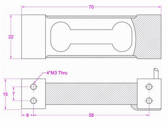 high accuracy weight sensor 500g 1000g 2000g