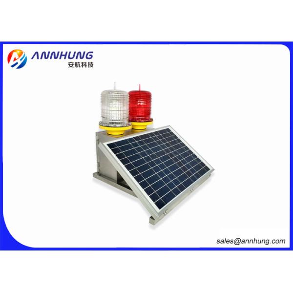 Flash Mode Solar Powered Warning Lights For Large - Scale Port Machinery