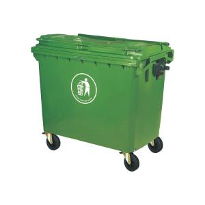 China street waste bin garbage outdoor bin 660l plastic garbage bin on sale